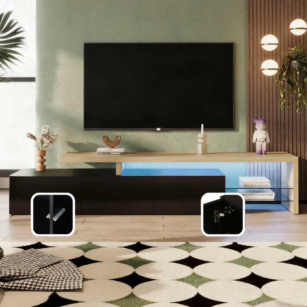TV-Möbel richtig kombinieren – modernes TV-Board mit Stauraum und Design