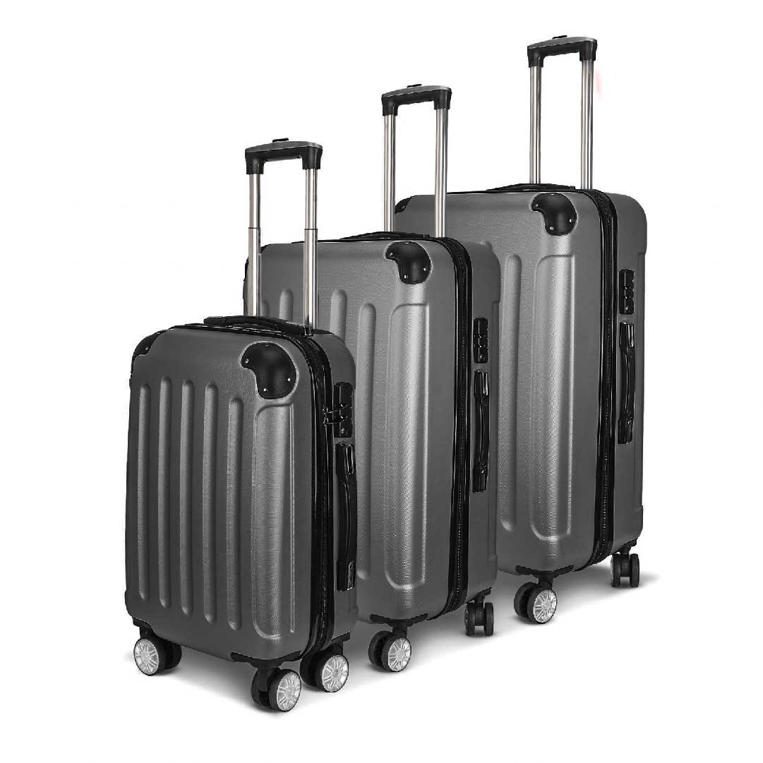 Yelenaro Kofferset 3 Teilig Hartschale – Leichtes Reisekoffer Set mit TSA Schloss
