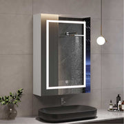 Yekenaro LED-spegelskåp 70x50 cm med touch och förvaring