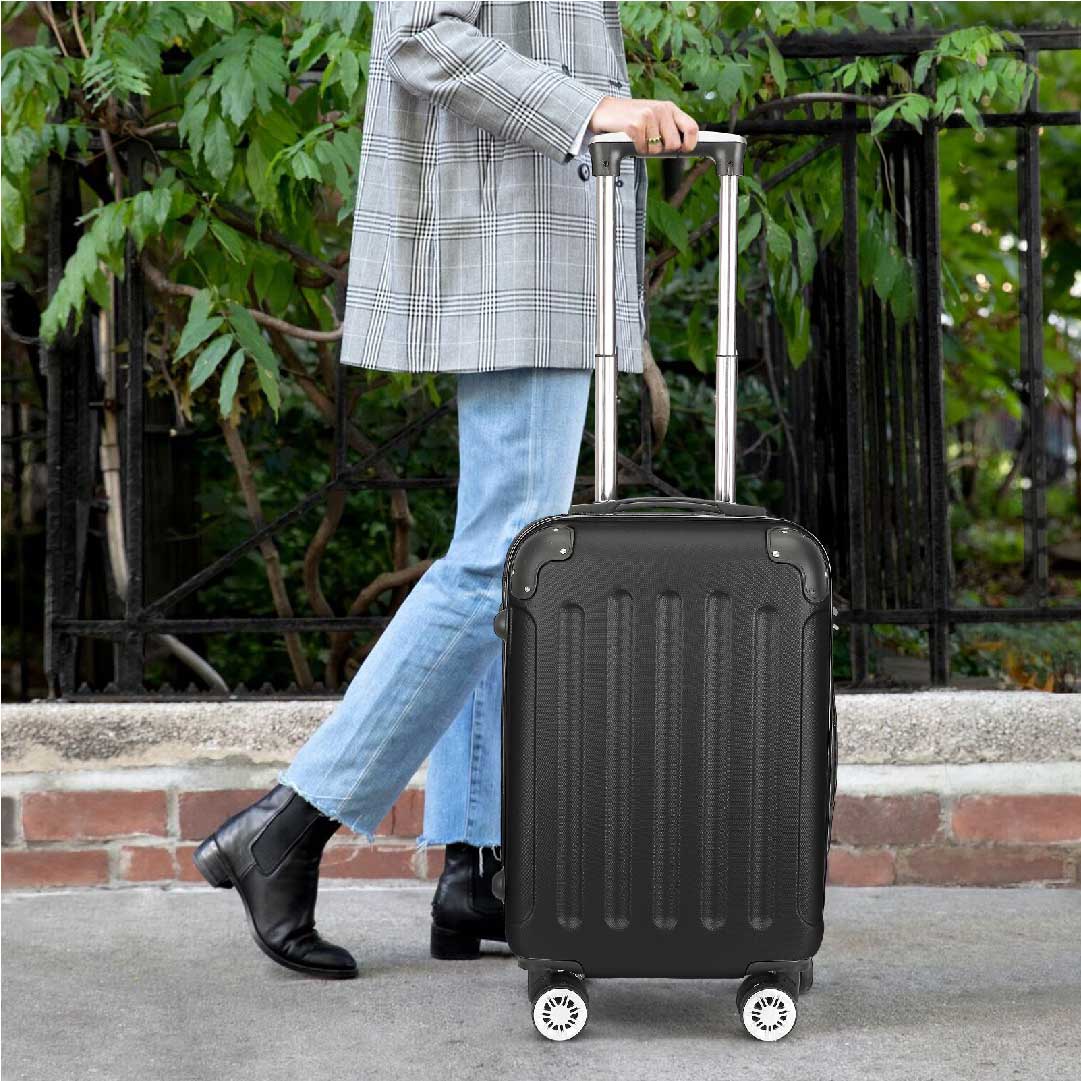 Yelenaro Kofferset 3 Teilig Hartschale – Leichtes Reisekoffer Set mit TSA Schloss