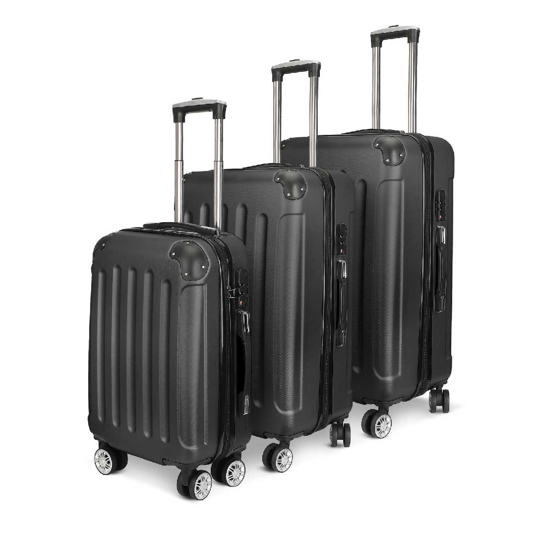 Yelenaro Kofferset 3 Teilig Hartschale – Leichtes Reisekoffer Set mit TSA Schloss