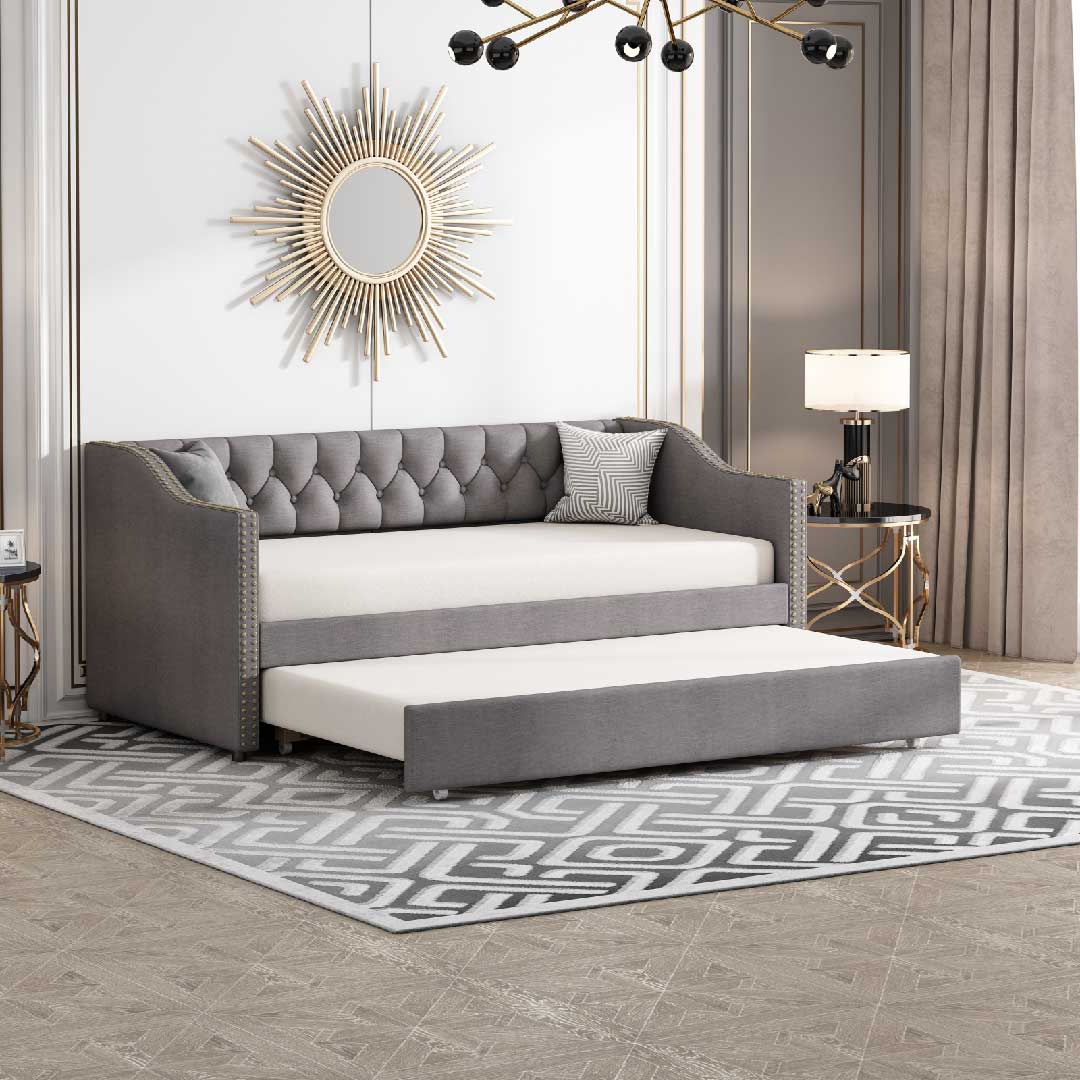 Yelenaro Schlafsofa 90x200cm Ausziehbares Polsterbett