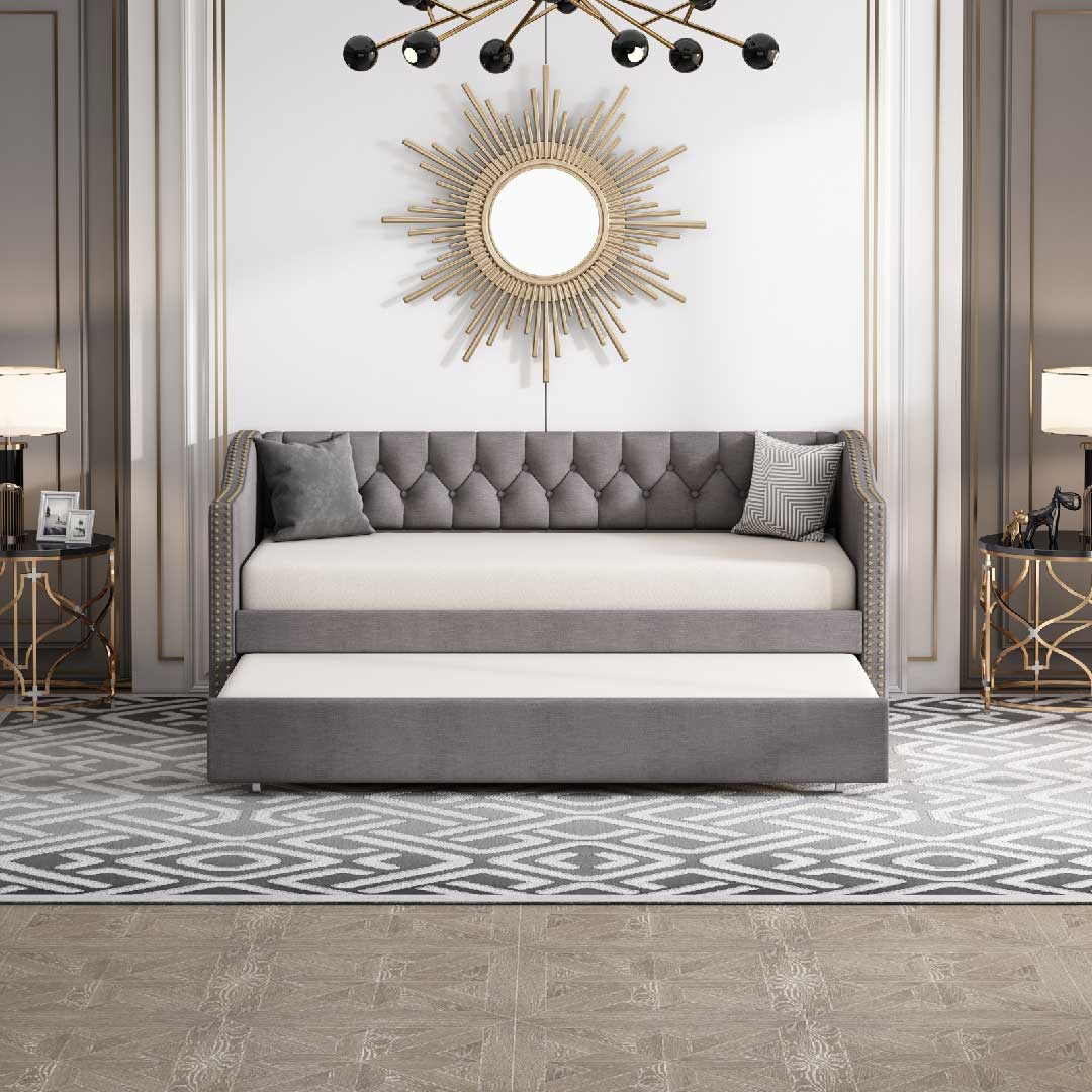 Yelenaro Schlafsofa 90x200cm Ausziehbares Polsterbett